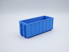 Abrollcontainer - 35m³ - Maßstab 1:50 - Blau