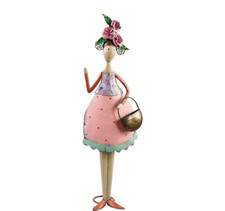 Metall statue frau - metall,