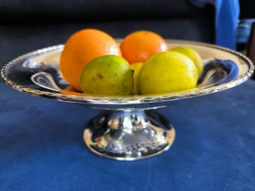 Schale versilbert obstschale - schale,