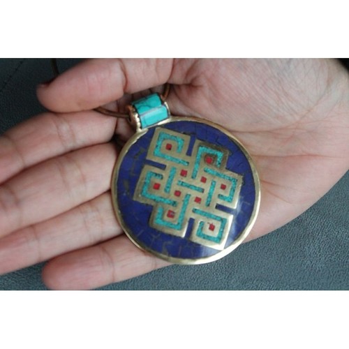 Tibetisches amulett anhänger - tibetisches,