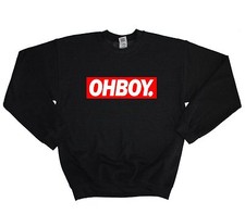 Oh Boy Dope Pullover Sweatshirt Baggy Pullover Herren Damen Hipster