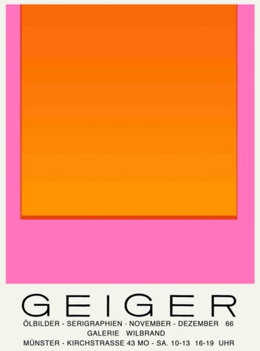 Rupprecht geiger plakat - rupprecht,