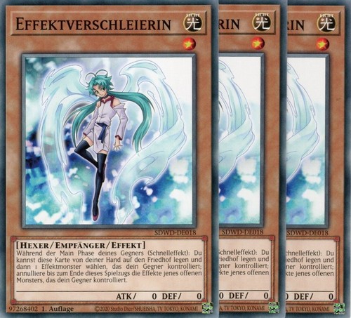 Yugioh effektverschleierin - yugioh, 3x