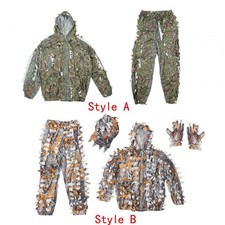 3D-Ghillie-Anzug-Set Woodland