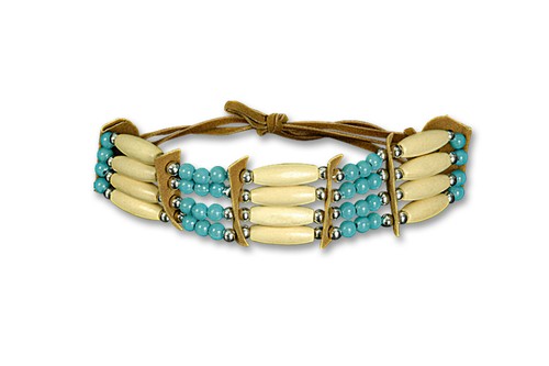 Indianerarmband halsband - halsband, m