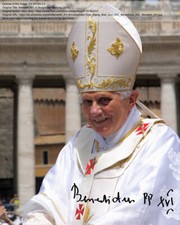Repro-Autogramm - Papst