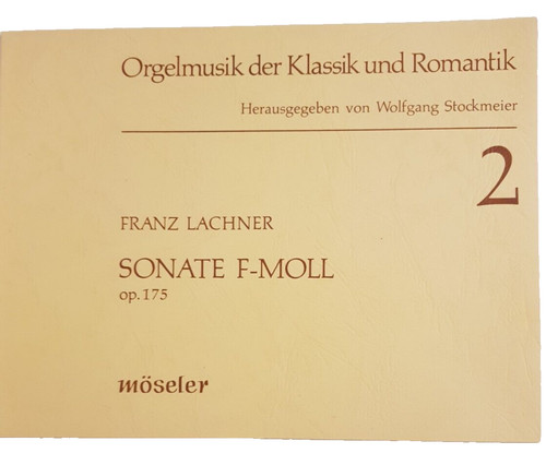 Franz lachner sonate moll - lachner,