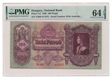 UNGARN Banknote 100 Pengo 1930