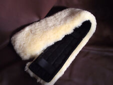 Echt Lammfell Gurtpolster Gurtschoner 80x15 für Longiergurt Longiergurtunterlage