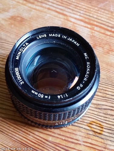 Minolta rokkor pg 50mm - minolta,