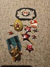 10 Stück Orden Abzeichen Lenin UDSSR Bulgarien DDR Vopo Stasi roter Stern