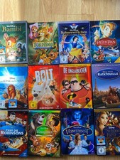 Walt Disney DVDs im Pappschuber 12 Stück