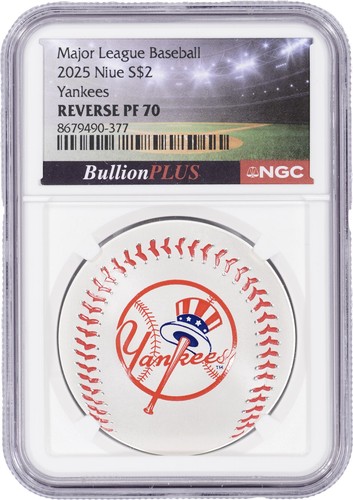 2025 niue silver mlb new - 2025, york