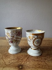 zwei jugendstil kakao-becher