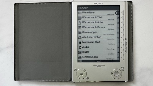 Sony ebook reader prs - reader, prs-505