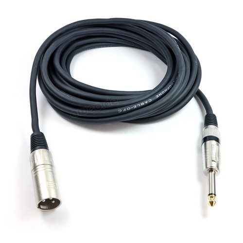 Audiokabel xlr male klinke - m,