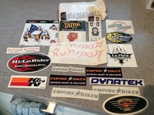 ?? Rarität Lot seltene Aufkleber Tatoos Empire für Indian Harley Walz Hardcore