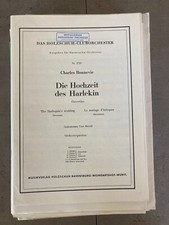 Die Hochzit des Harlekin Ouvertüre Curt Herold Partitur +Stimmen Akkordeon Noten