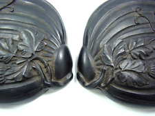 Antik Drache Dose Basalt Stone Relief Buddha & Dragon Box, China 19th Century