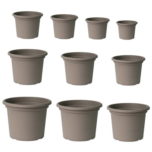Blumentopf taupe 12 - taupe,