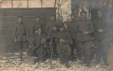 Fotokarte 1.WK Soldaten mit