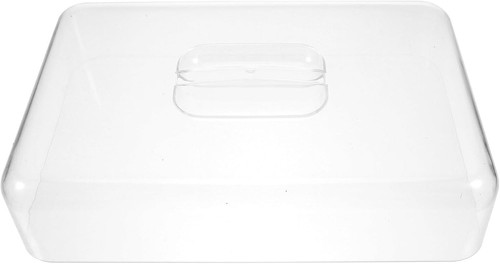 Acryl servierplatte mit haube - servierplatte,