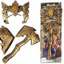 Krieger Axt & Kopfband Kostüm