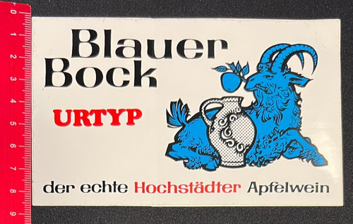 Blauer bock urtyp hochstädter - bock,