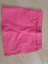 Rosa Jeansrock mit Taschen  128  Mädchen Rock Einschulung 