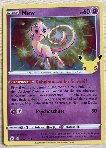 Mew 011 025 - mew, 011/025