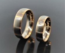 TRAURINGE MASSIV PLATIN