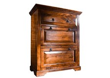 kolonial Holzkommode dunkel