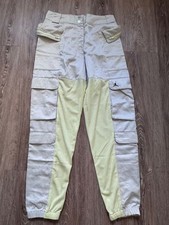 Hose Cargostyle Jordan Gr. S Standart Fit creme/gelb Mesh - NEU -