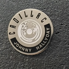 Pin’s Musik Sänger Johnny Hallyday Cadillac Farbe Silber (1553)