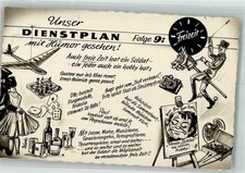 38102059 - sign. Block Humor Dienstplan Freizeit Schach Bundeswehr