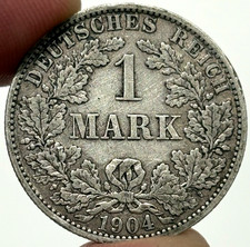 1904 A Silver 1 Mark Germany