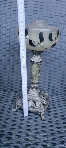 Art nouveau petroleumlampe - nouveau, –