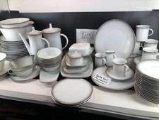 Rosenthal Berlin 4044 Evensong Platinrand grau➡️TEILE z. AUSWAHL z. TOP PREIS➡️