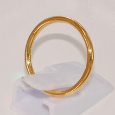 Sterling Silber 925 Ring kräftige runde Ringschiene 2 mm Silber/Silber vergoldet