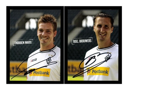 Autogrammkartensatz borussia - autogrammkartensatz,