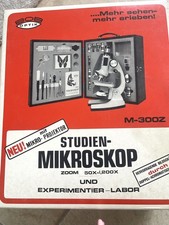 Studien Mikroskop und Experimentier Labor  Bob Optik Unbenutzt mit Koffer