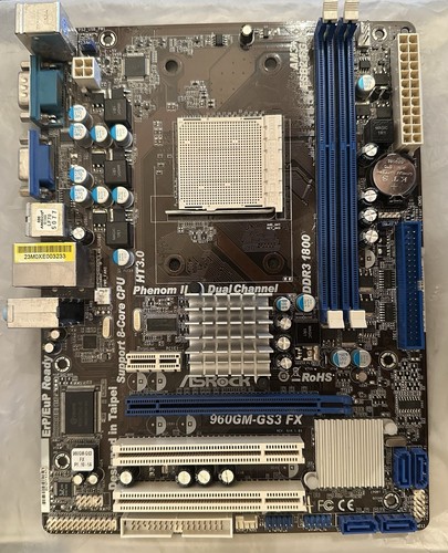 Asrock 960gm gs3 mainboard - asrock,