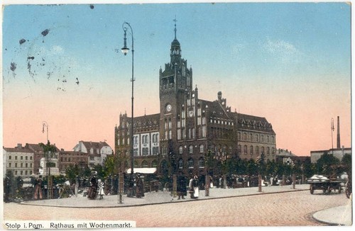 Stolp pommern slupsk - stolp, rathaus