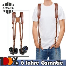 Fotograf Leder Dual Kameragurt