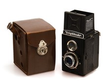 Voigtländer 6x6 TLR Kamera Brillant mit Vaskar 1:4.5 / 75mm - defekt !