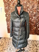 VERSACE Collection Schwarz Grünstichig Mantel = Daunen = Gr. De 36=Super!