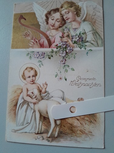 Weihnachten jesukind mit - ak,