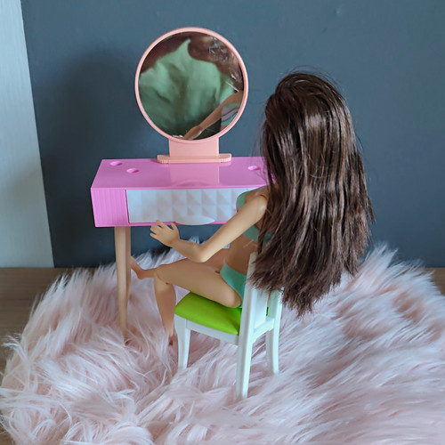 Barbie schminktisch mit - barbie,