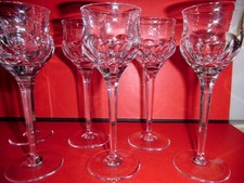 6 schwere Portweingläser