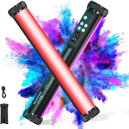 Led videoleuchte rgb p13 360 - led,